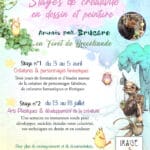 Stage de créativité en dessin et peinture avec Brucero